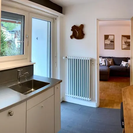 アパート Views And Location In Leukerbad!