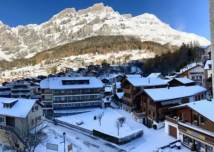 Views And Location In Leukerbad! شقة